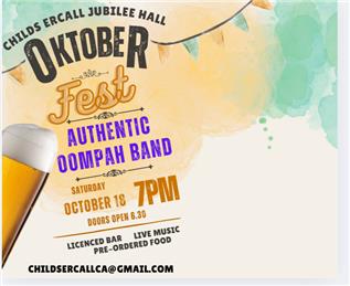 Oktoberfest - Bavaria comes to CE (Jubilee Hall)
